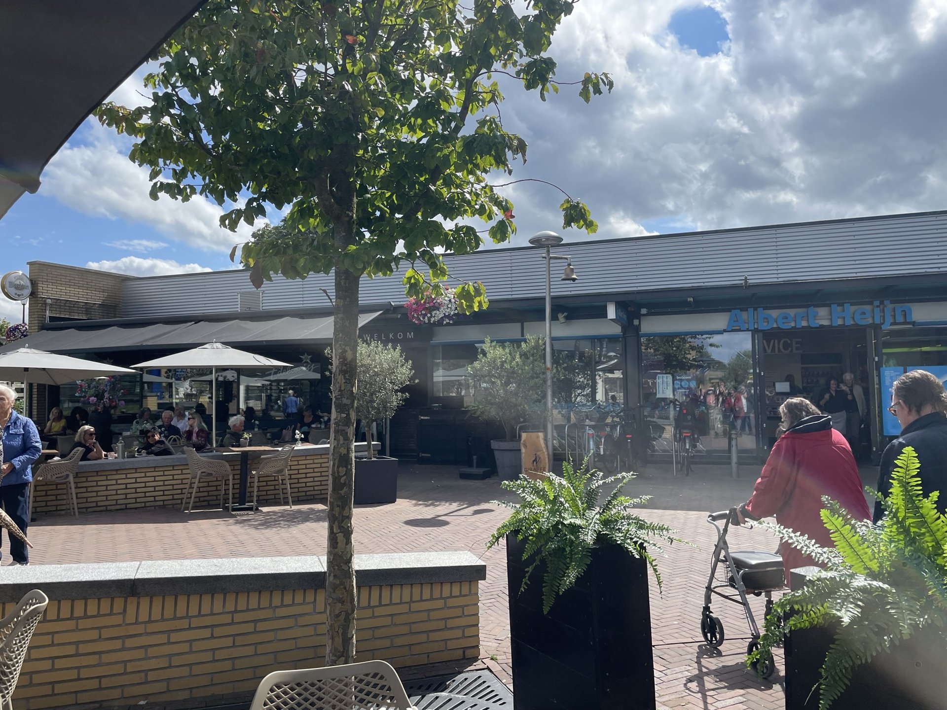 Terrassen in het centrum van Berkel en Rodenrijs